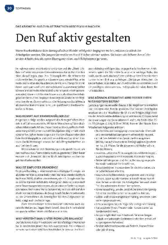 Vorschauseite 1: Den Ruf aktiv gestalten
