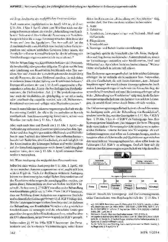Vorschauseite 3: Zur Zulässigkeit der Einbindung von Apotheken in Entlassmanagementmodelle