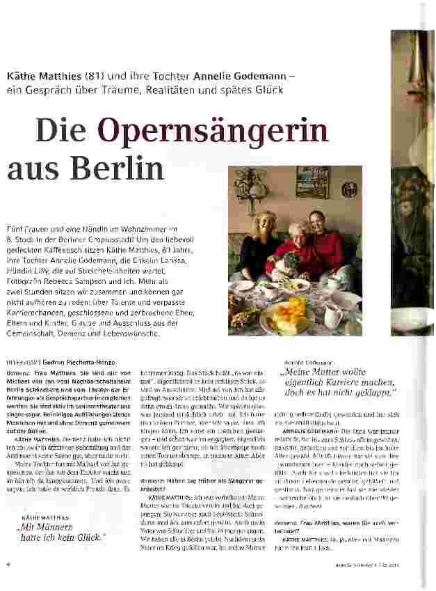 Vorschauseite 1: Die Opernsängerin aus Berlin