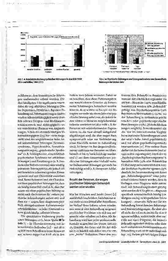 Vorschauseite 4: Psychische Störungen in der deutschen Allgemeinbevölkerung: Inanspruchnahme von Gesundheitsleistungen und Ausfalltage