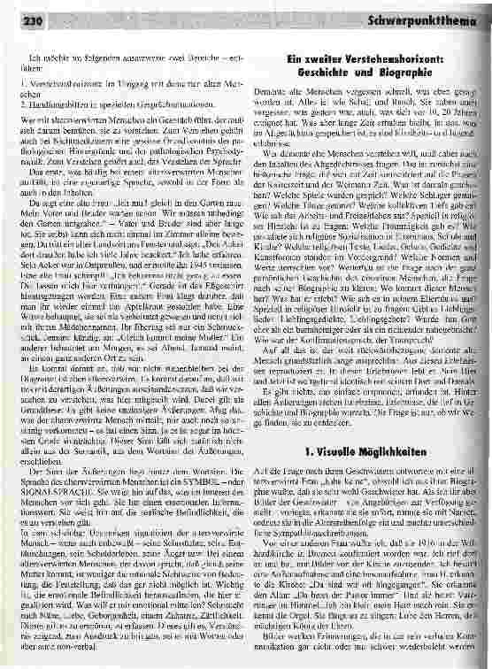 Vorschauseite 2: Vom Umgang mit Altersverwirrten