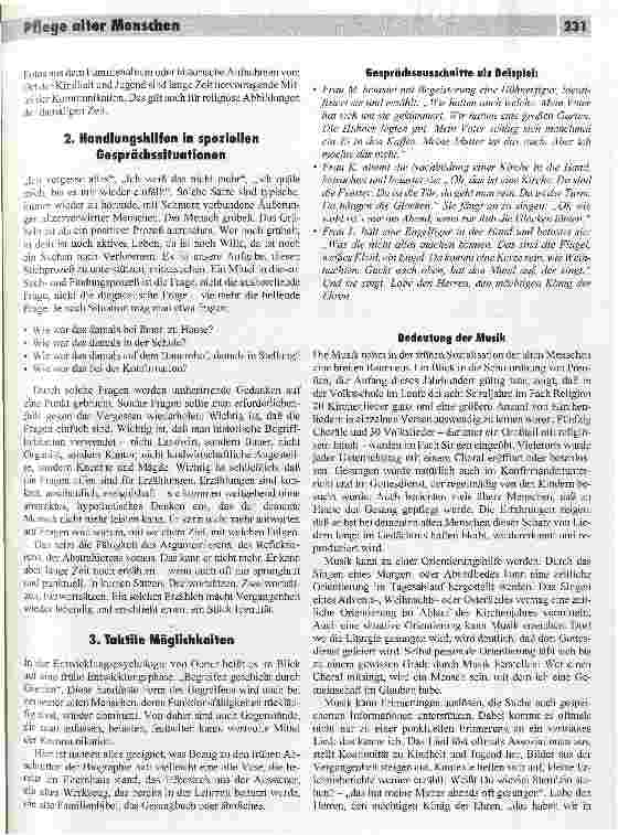 Vorschauseite 3: Vom Umgang mit Altersverwirrten