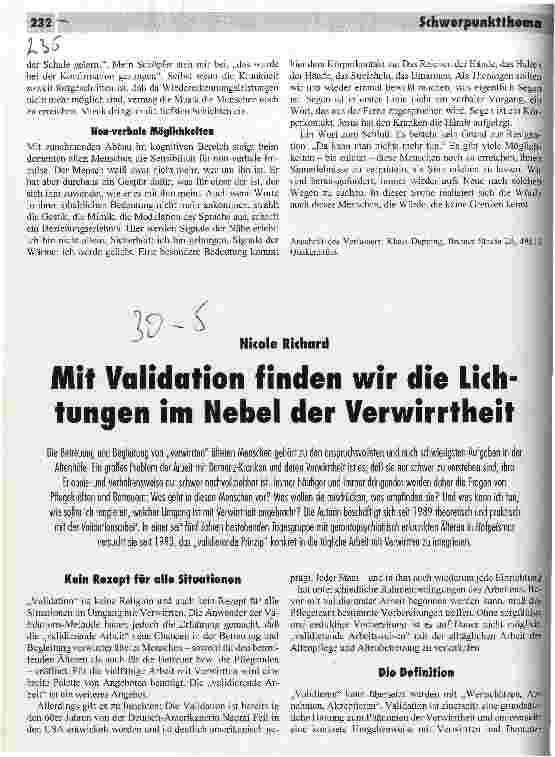 Vorschauseite 4: Vom Umgang mit Altersverwirrten