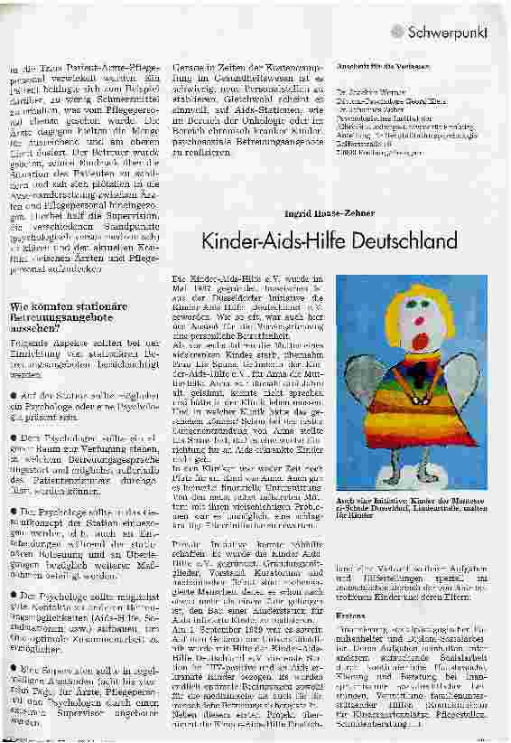 Vorschauseite 5: Aids-Patienten und HIV-Infizierte Ein psychologisches Betreuungsangebot