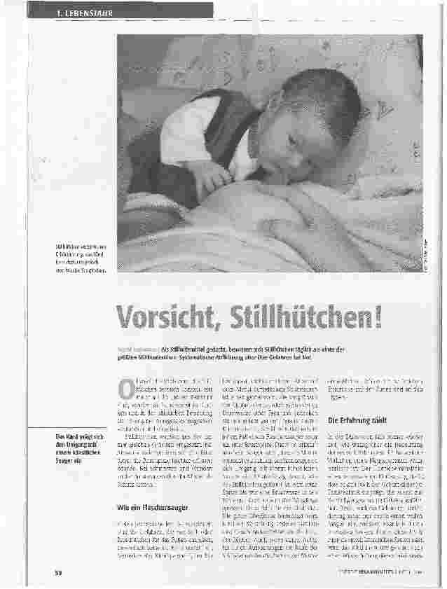 Vorschauseite 1: Vorsicht, Stillhütchen!