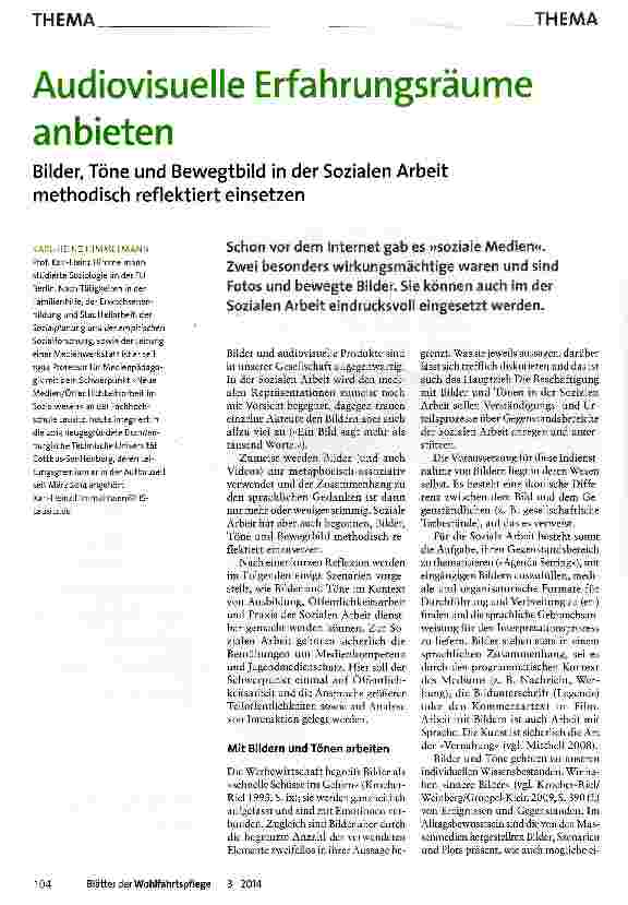 Vorschauseite 1: Audiovisuelle Erfahrungsräume anbieten