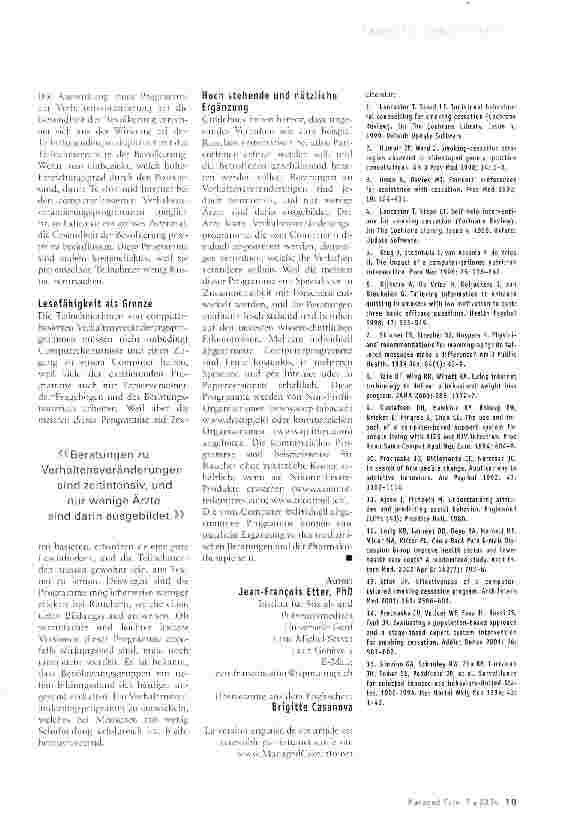 Vorschauseite 3: Verhaltensveränderung mit interaktiven Computerprogrammen
