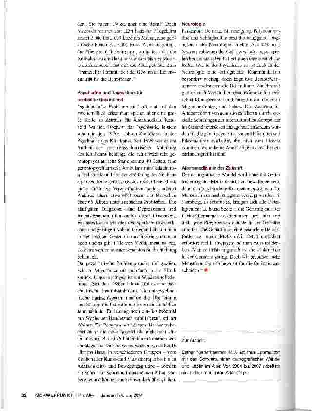 Vorschauseite 4: Kurze Wege, vernetztes Denken und Handeln