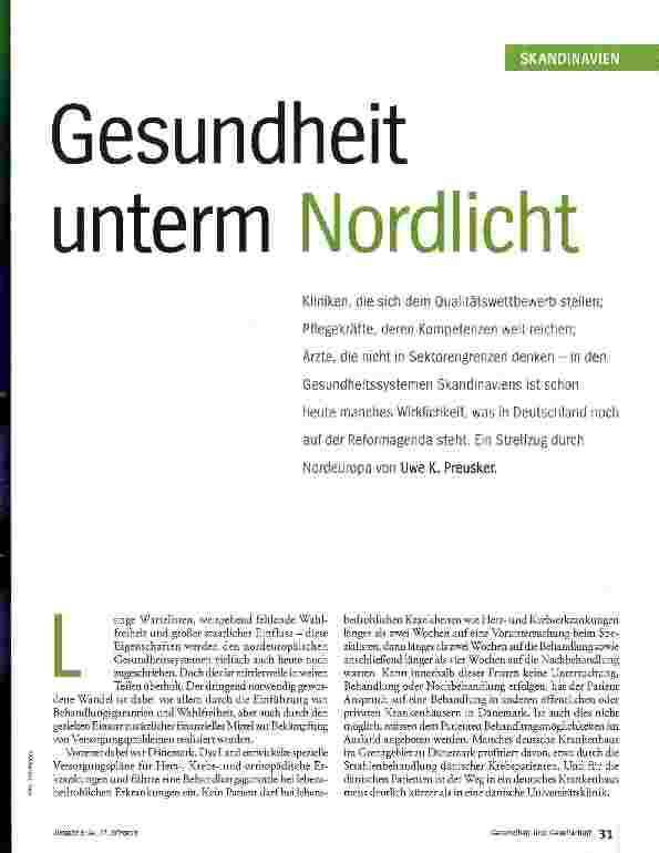 Vorschauseite 2: Gesundheit unterm Nordlicht