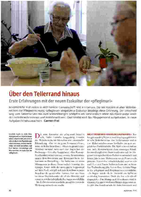 Vorschauseite 1: Über den Tellerrand hinaus