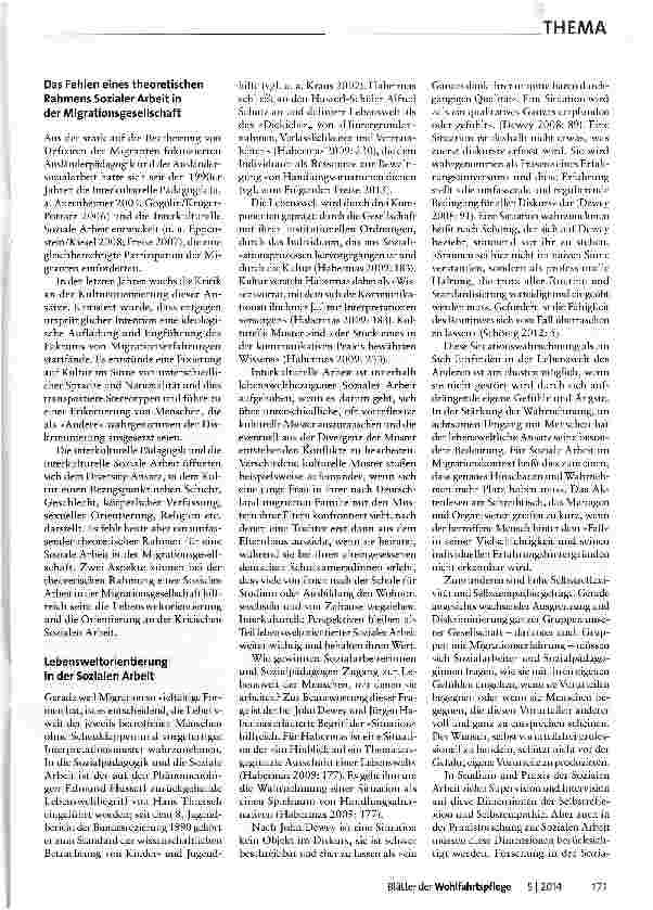 Vorschauseite 2: Lebenswelt und Kritische Soziale Arbeit