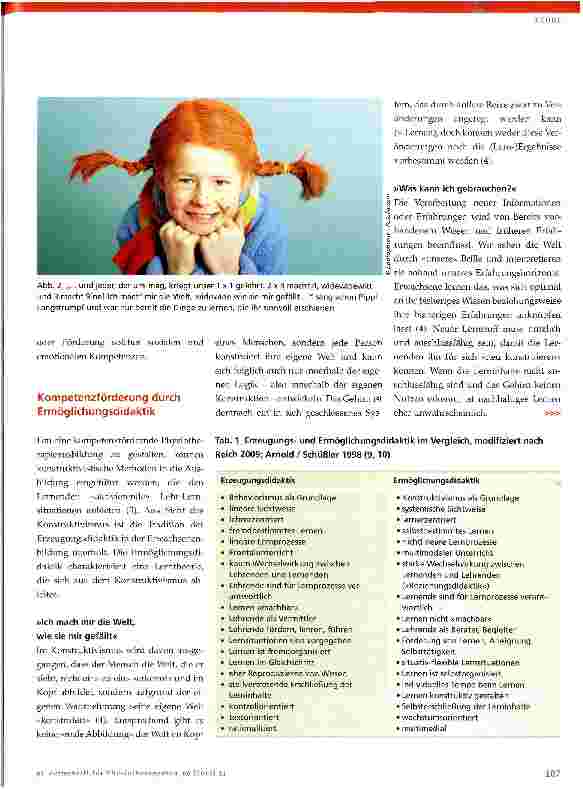 Vorschauseite 2: Lernprozesse ermöglichen statt Wissen erzeugen Ermöglichungsdidaktik in der Physiotherapieausbildung