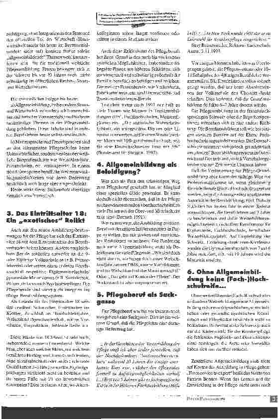 Vorschauseite 2: Integration der Allgemeinbildung (A) in die Pflegeausbildung Didaktische und berufspolitische Überlegungen