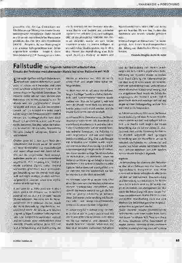 Vorschauseite 2: Neue Behandlungsmöglichkeit bei Nekrobiose