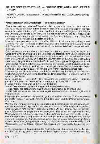 Vorschauseite 1: Die Pflegedienstleitung - Voraussetzungen und Erwartungen