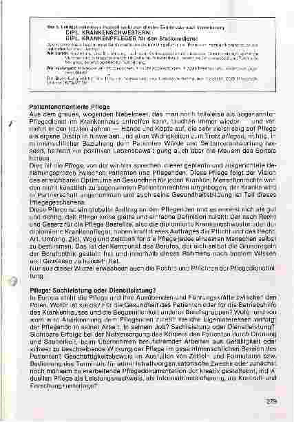Vorschauseite 4: Die Pflegedienstleitung - Voraussetzungen und Erwartungen