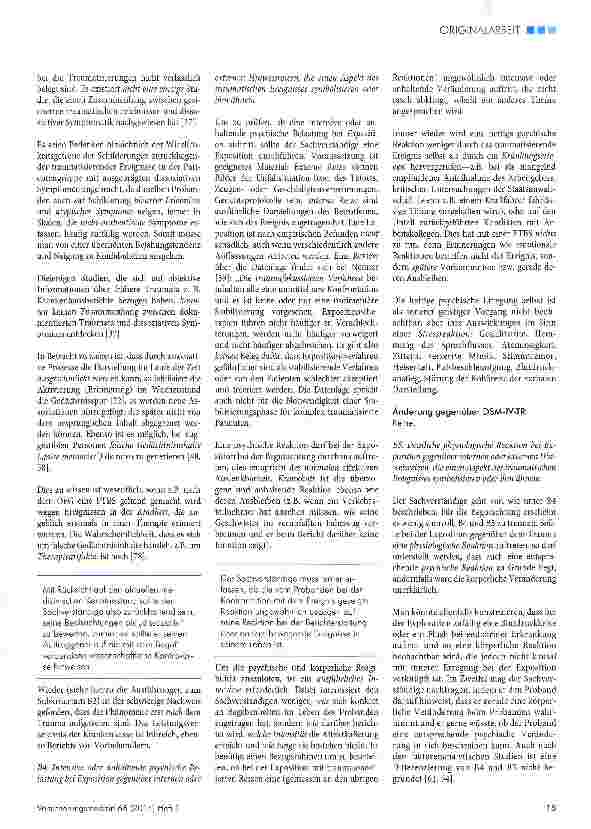 Vorschauseite 4: Die Begutachtung der Posttraumatischen Belastungsstörung im Wandel von DSM-IV-TRzu DSM-5: Was bleibt, was wird sich ändern