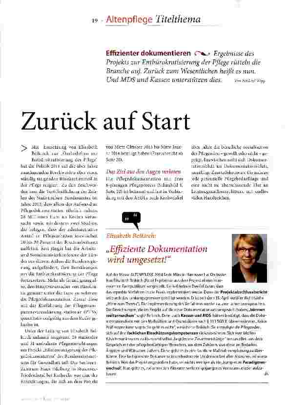 Vorschauseite 1: Zurück auf Start