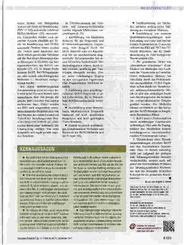 Vorschauseite 3: Als neue Krankheit nicht belegt