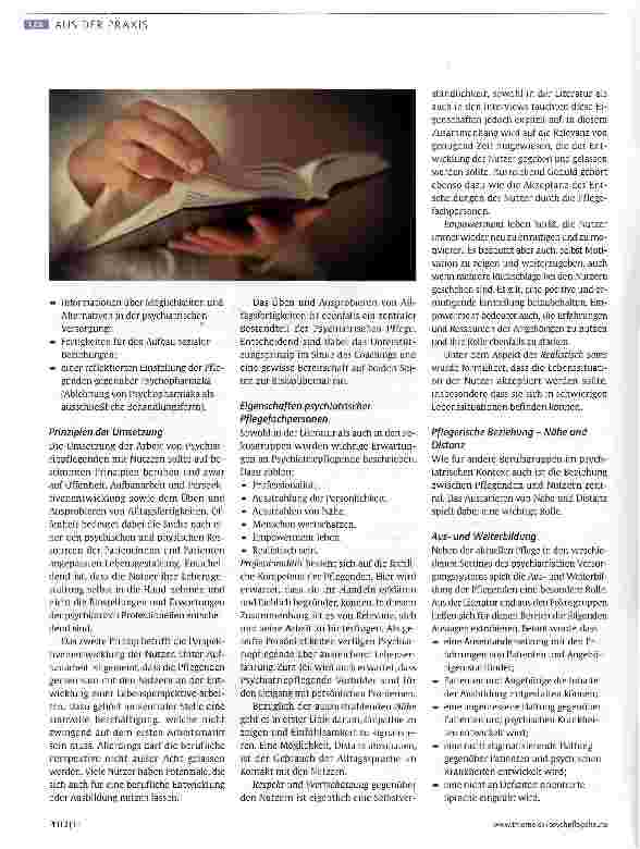 Vorschauseite 4: Was ist gute Psychiatrische Pflege?