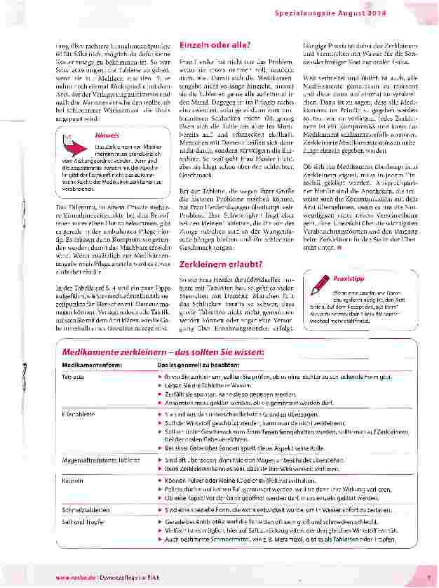 Vorschauseite 2: Dreimal täglich sechs Pillen