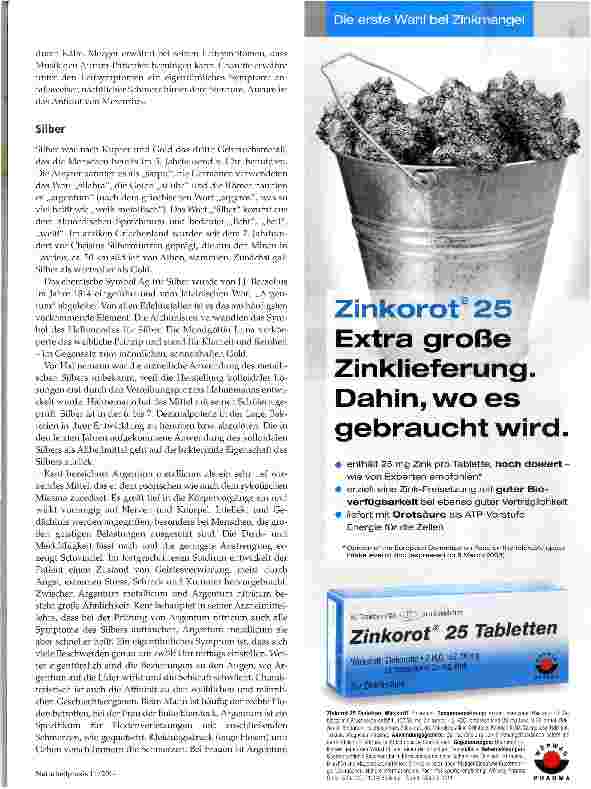Vorschauseite 2: Die Planetenmetalle in der Homöopathie