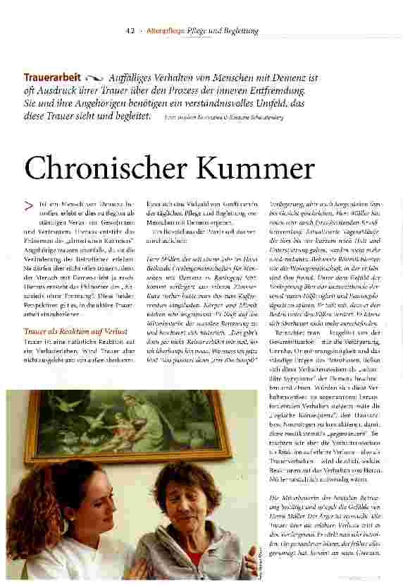 Vorschauseite 1: Chronischer Kummer