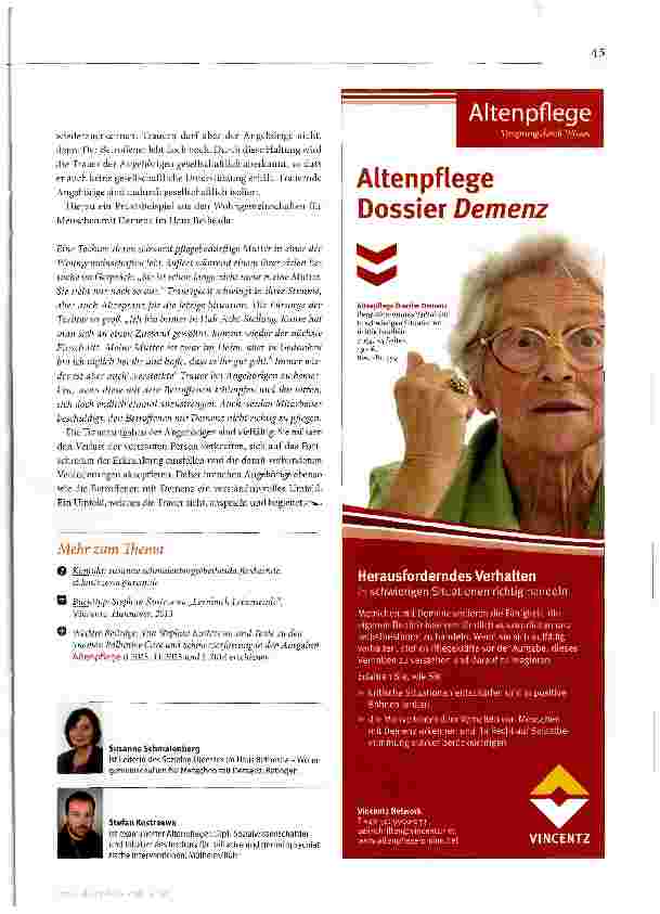 Vorschauseite 4: Chronischer Kummer