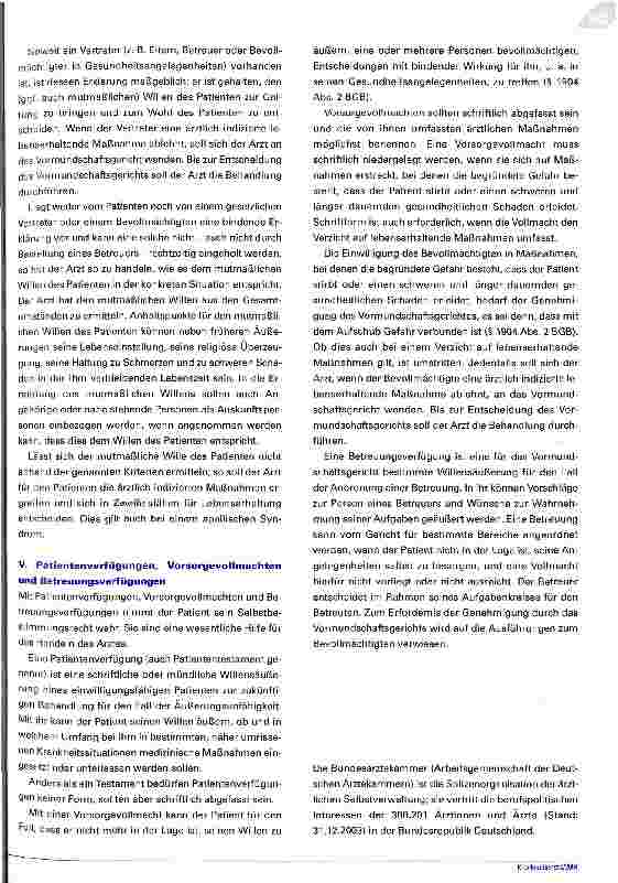 Vorschauseite 3: Ärzte gegen Sterbehilfe Die Bundesärztekammer bekräftigt mit neuen Richtlinien ihre Ablehnung der aktiven Sterbehilfe