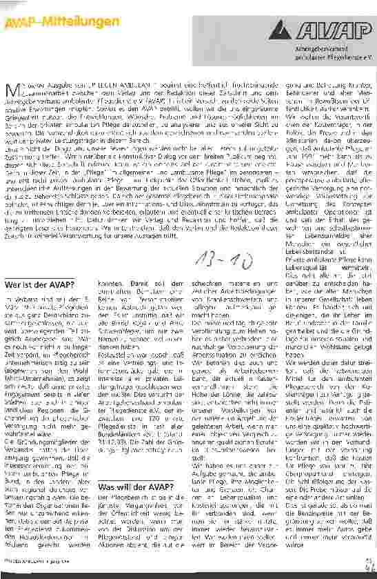 Vorschauseite 1: AVAP