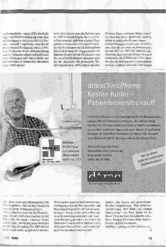 Vorschauseite 2: Politik verursacht höhere Beiträge