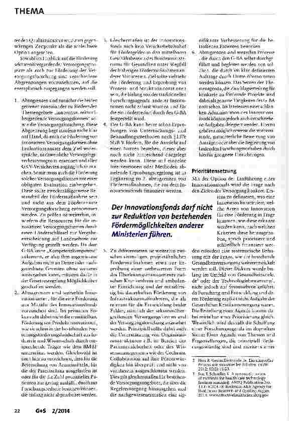 Vorschauseite 3: Wie kommt das Neue in die (Gesundheits-)Welt?