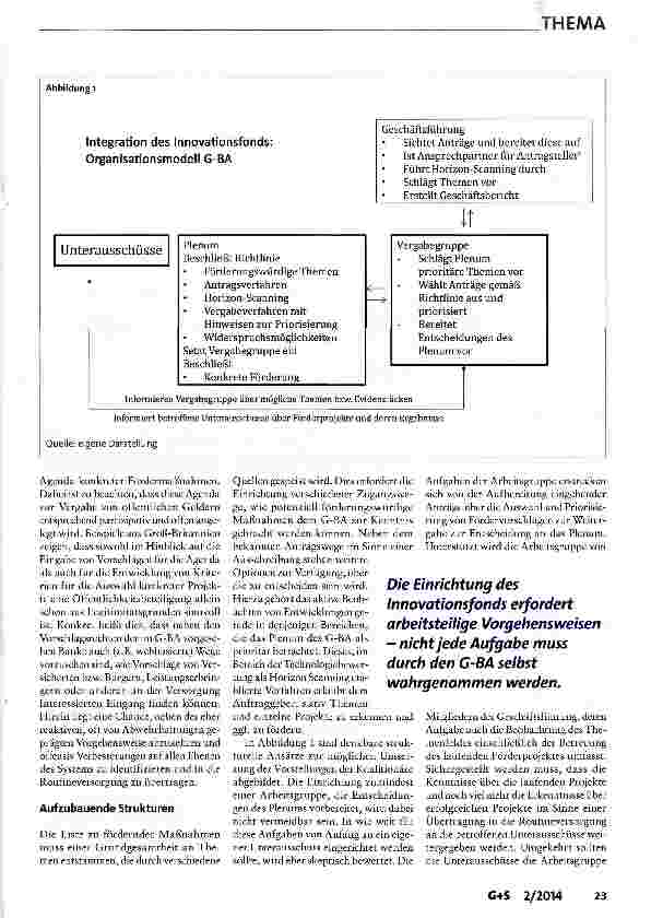 Vorschauseite 4: Wie kommt das Neue in die (Gesundheits-)Welt?