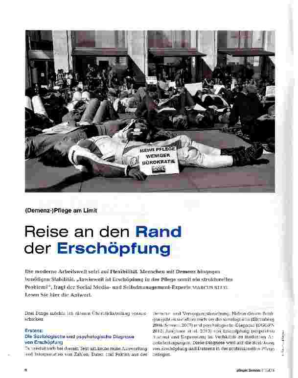 Vorschauseite 1: Reise an den Rand der Erschöpfung