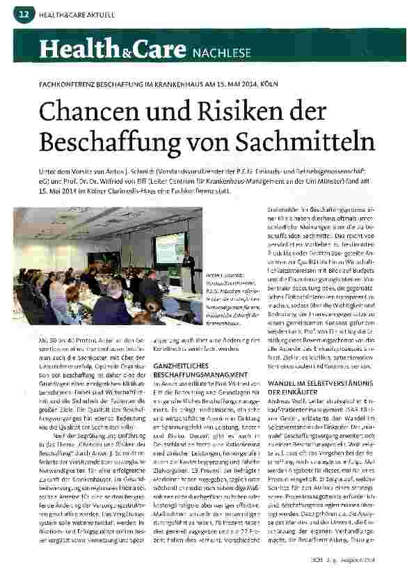 Vorschauseite 1: Chancen und Risiken der Beschaffung von Sachmitteln