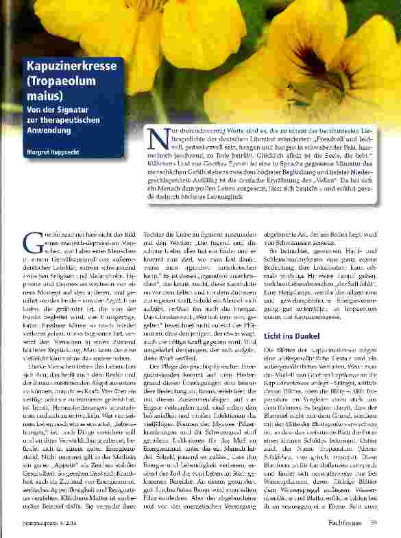 Vorschauseite 1: Kapuzinerkresse