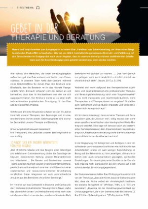 Vorschauseite 1: Gebet bei der Therapie und Beratung