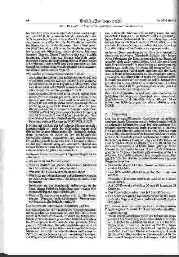 Vorschauseite 4: Die Zukunft der Eingliederungshilfe für Behinderte Menschen