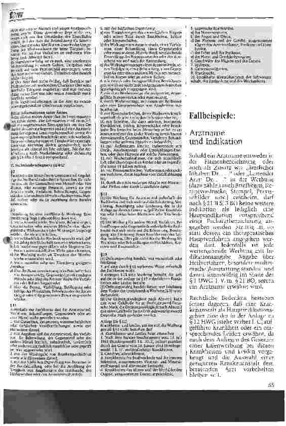 Vorschauseite 2: Beschränkungen der Werbung von Krankenanstalten in privater Trägerschaft