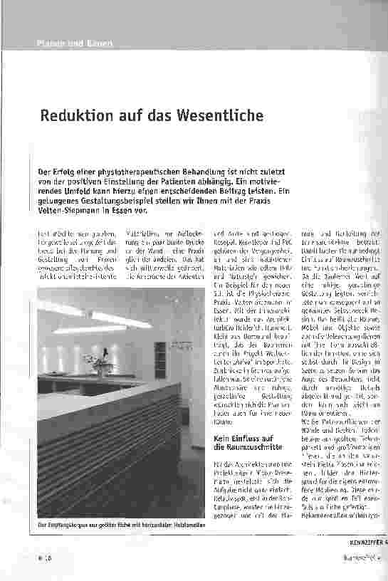Vorschauseite 1: Reduktion auf das Wesentliche