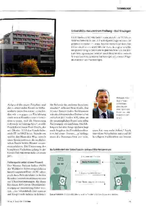 Vorschauseite 2: Zwei Kliniken -eine gemeinsame Sprache