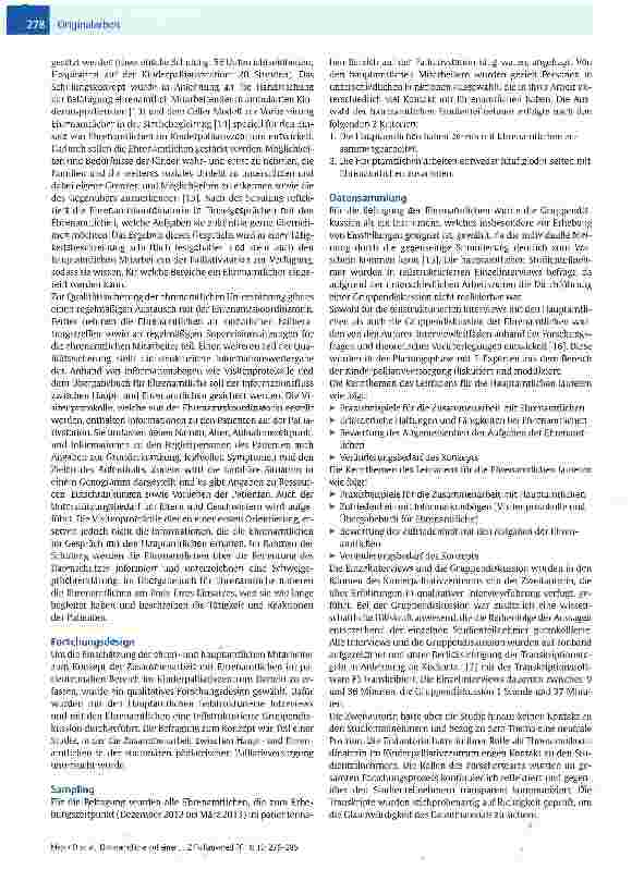 Vorschauseite 3: Ehrenamtliche auf einer Kinderpalliativstation Zwei Betrachtungsweisen
