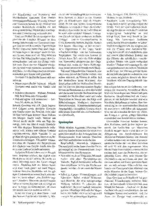 Vorschauseite 2: Gewürze für die Psyche