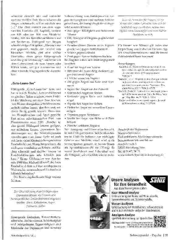 Vorschauseite 3: Gewürze für die Psyche