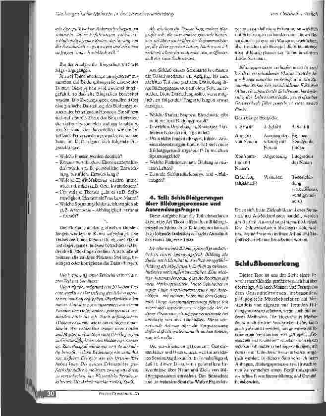 Vorschauseite 3: Die biographische Methode in der Erwachsenenbildung