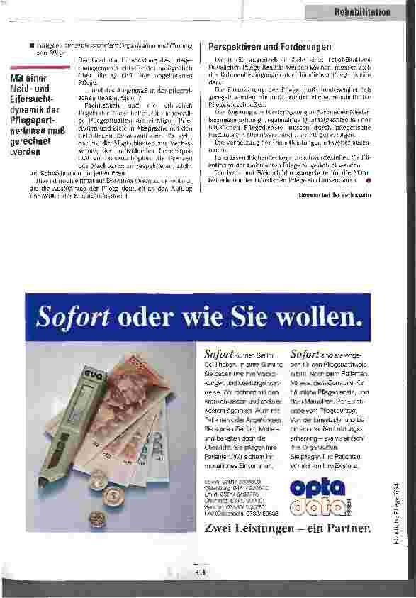 Vorschauseite 4: Nicht um jeden Preis Rehabilitative Häusliche Pflege älterer Menschen: Anforderungen, Grenzen, Perspektiven