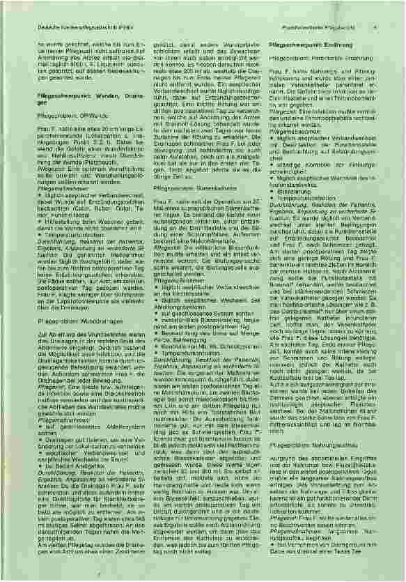 Vorschauseite 4: Pflege einer Patientin mit Lebermetastasen