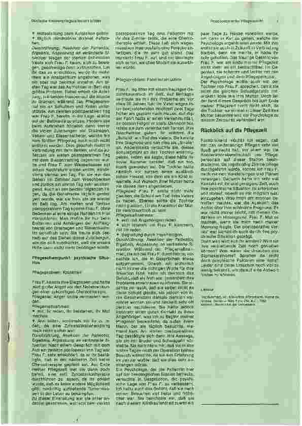 Vorschauseite 6: Pflege einer Patientin mit Lebermetastasen