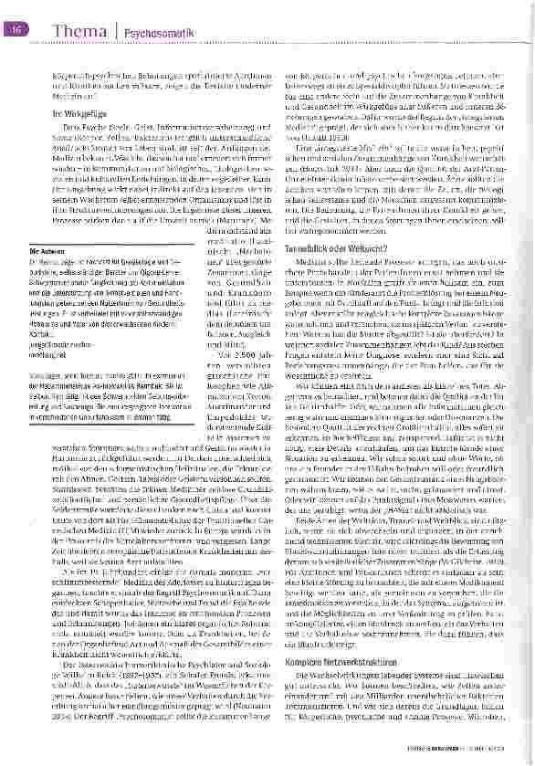 Vorschauseite 3: Beziehungsreiche Medizin
