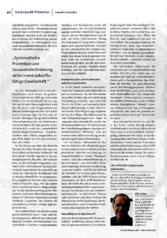 Vorschauseite 3: Gesunde Gemeinden
